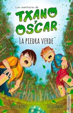 Portada de Txano y Óscar - La piedra verde
