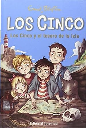 Portada de Los Cinco y el tesoro de la isla